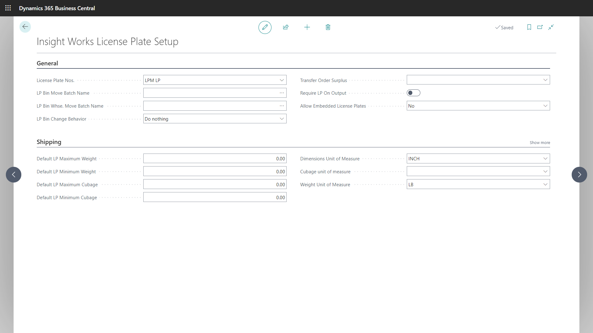 screenshot of License Plating